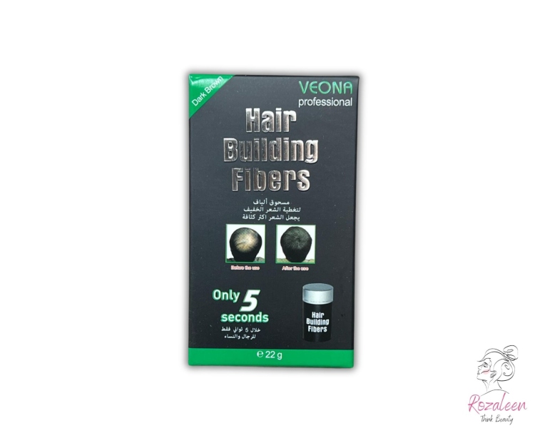 Veona Professional Hair Building Fibers-For Men & Women (Dark Brown)
