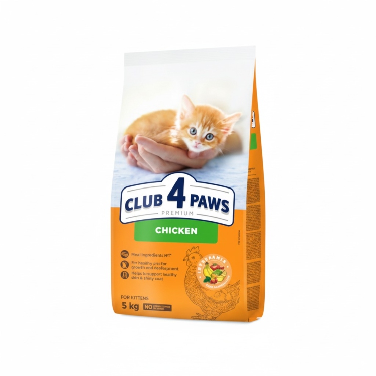 كلب فور باوز طعام جاف للقطط الصغيرة بنكهة الدجاج