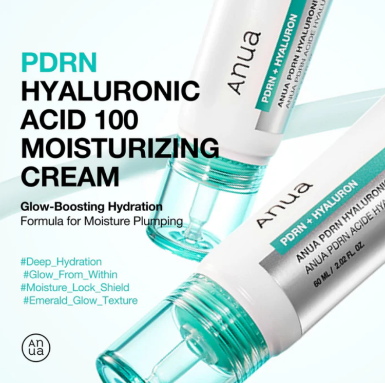 Anua, PDRN Hyaluronic Acid 100 Moisturizing Cream