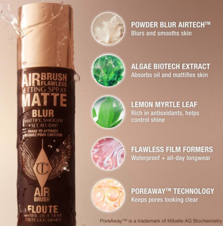 Charlotte Tilbury Airbrush Flawless Setting Spray - Matte