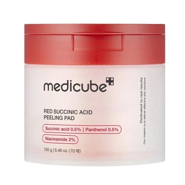 medicube - Red Succinic Acid Peeling Pad - 70 pads
