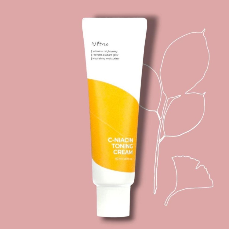 Isntree C-Niacin Toning Cream مرطب جل لتفتيح التصبغات 