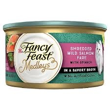 Fancy Feast Medleys Shredded Wild Salmon Flavor Wet Cat Food