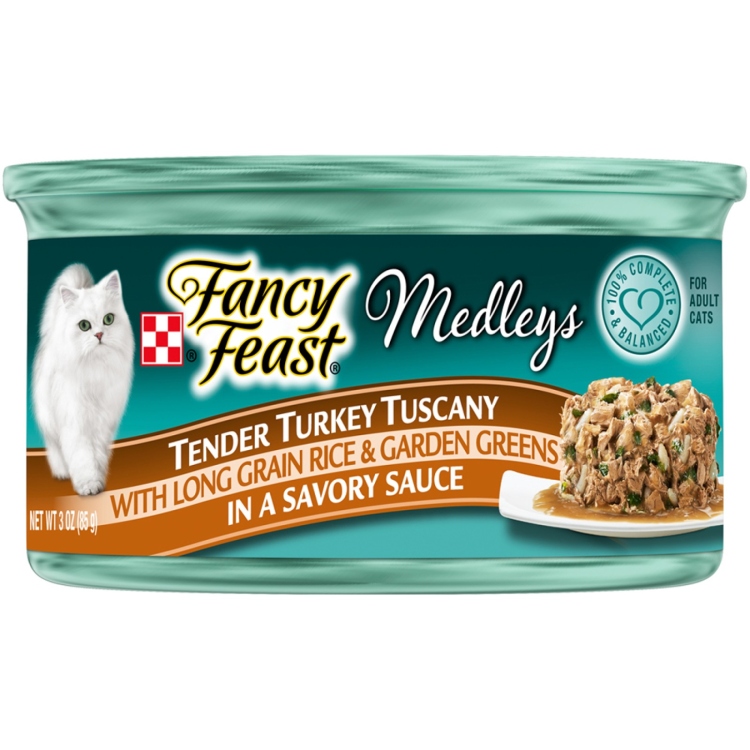 Fancy Feast Tender Turkey Tuscany Cat Food
