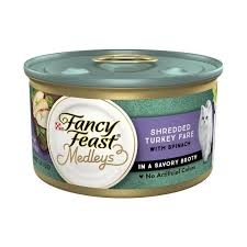  Fancy Feast Medley Shredded Turkey Fare Wet Food