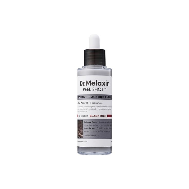 Dr.Melaxin - Peel Shot Exfoliant Black Rice Ampoule 80ml