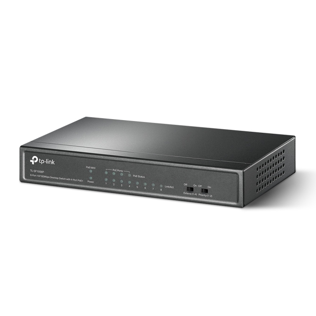 TP-LINK SWITCH 8 PORT SWITCH 4POTR POE 10/100(TL-SF1008P)