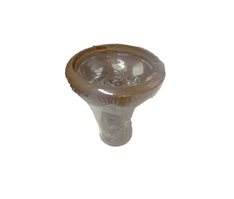 Hookah Silicone Bowl with Glass - Assorted Colors 
