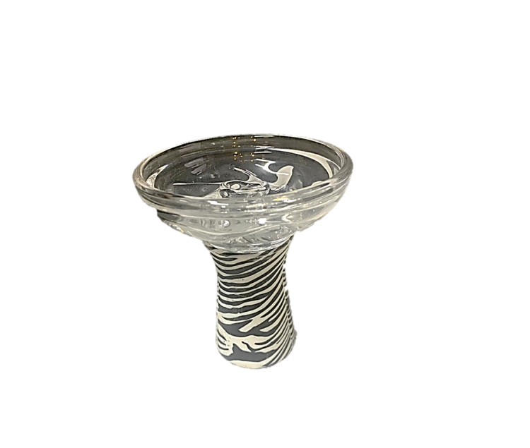 Hookah Silicone Bowl with Glass - Assorted Colors 
