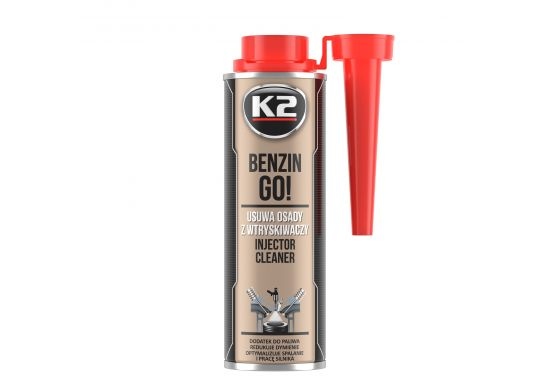 منظف صبابات احترافي K2 BENZIN GO! 250ml