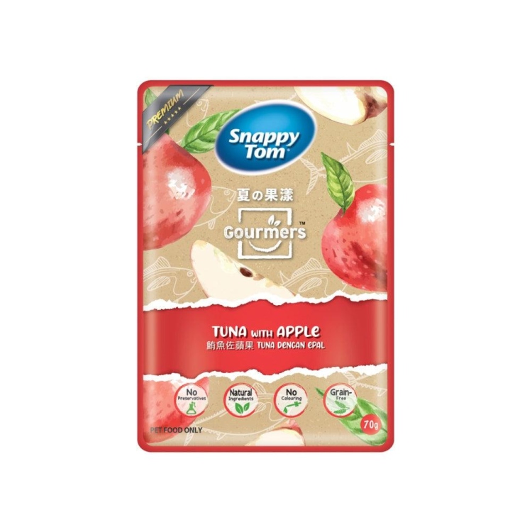 Snappy Tom tuna with apple 70g 