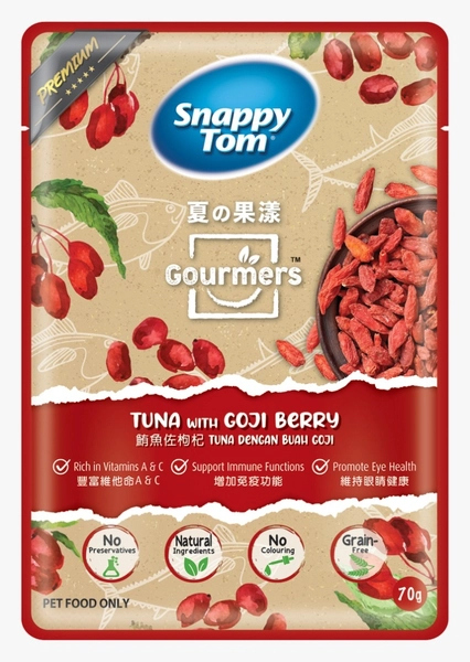 Snappy Tom tuna with Goji Berry 70g 