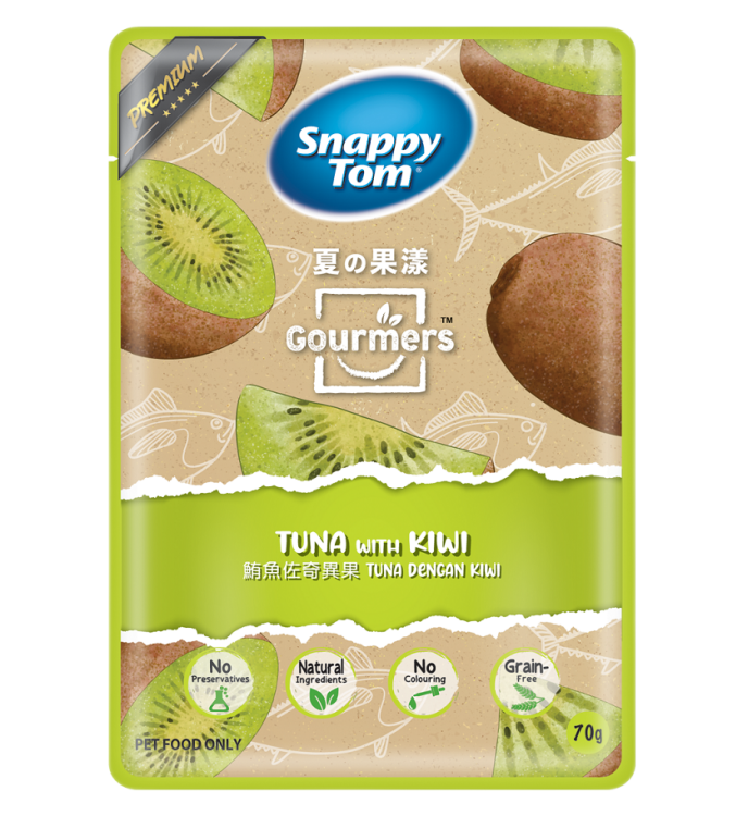 Snappy Tom  tuna with kiwi   70g 