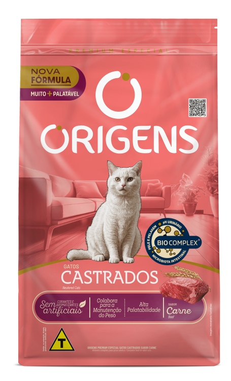 أوريجنز طعام جاف للقطط المعقمة بنكهة اللحم