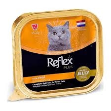 Reflex Plus Jelly Beef Cat Canned Food 85 GR