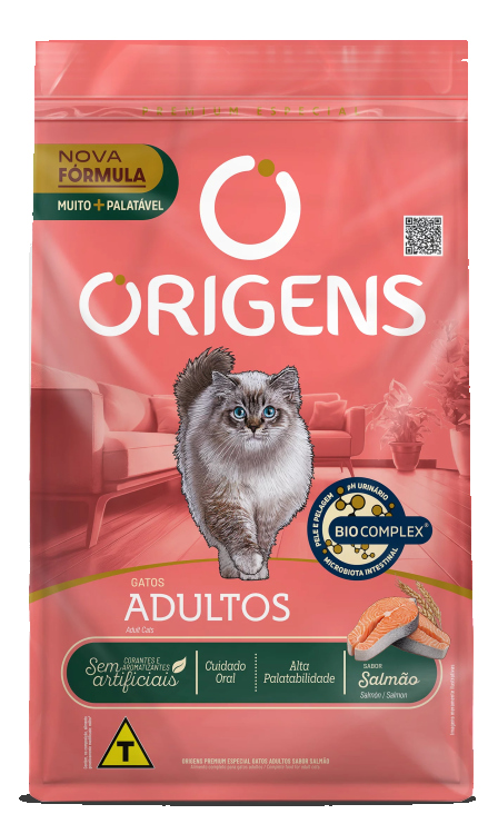 أوريجنز طعام جاف للقطط البالغة بنكهة السلمون
