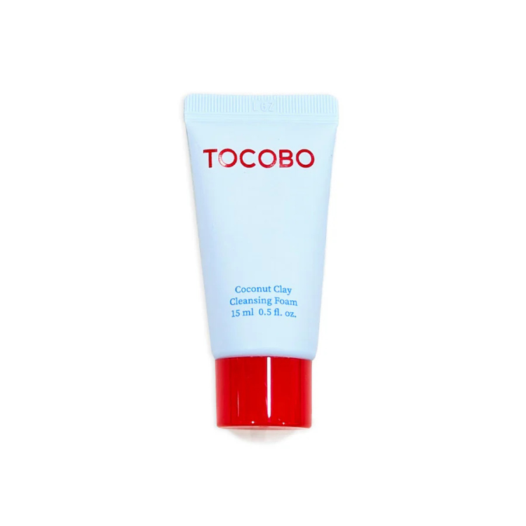 Tocobo clay cleansing foam mini 15ml غسول رغوي طيني 