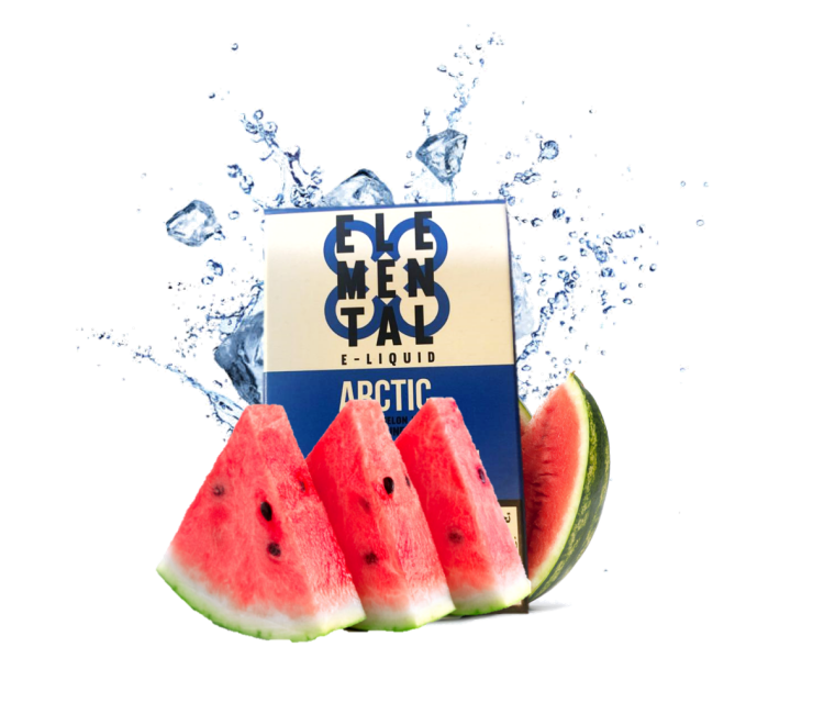 Elemental Vape - Arctic - Watermelon Ice - SaltNic -  Vape Juice - 10ml - 20mg Nicotine 