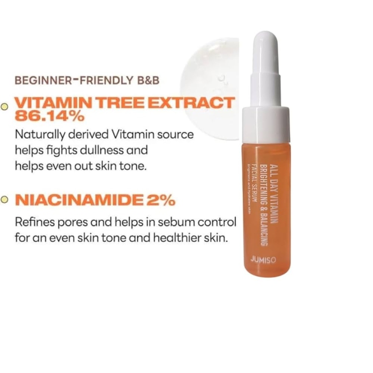 Jumiso  all day vitamin serum Mini 7ml سيروم الفيتامينات لتفتيح البشرة