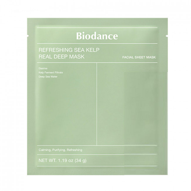 Biodance refreshing sea kelp mask  ماسك الترطيب والنضارة والاشراقة 