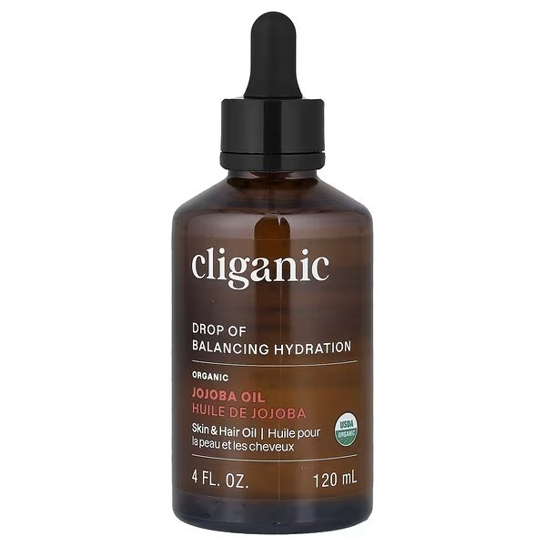Cliganic, 100% Pure & natural Jojoba Oil