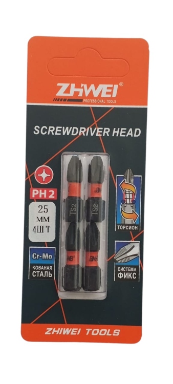 لقم مفك مغناطيس 4 على كرت PH2X25