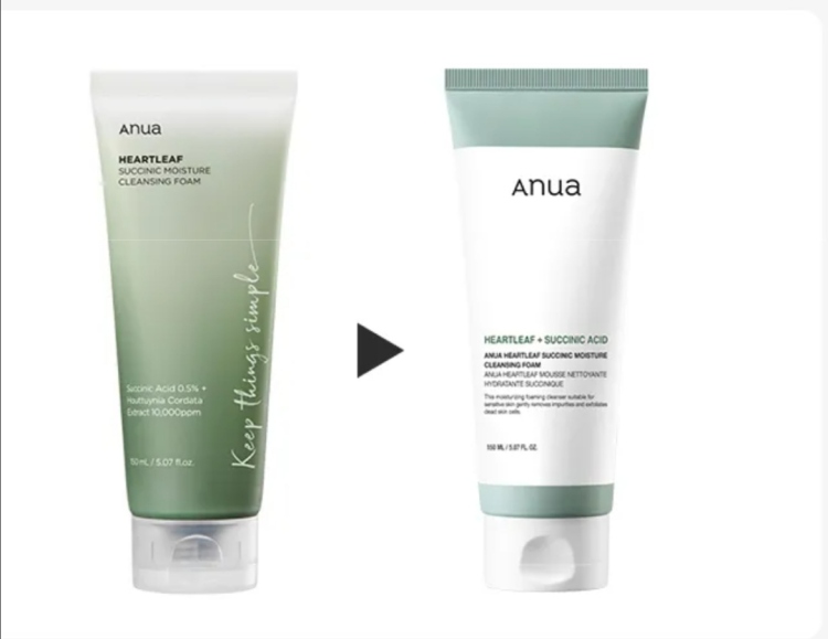 Anua - Heartleaf Succinic Moisture Cleansing Foam 150 ml