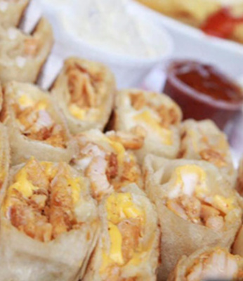 Triple Chicken Shawarma Meal