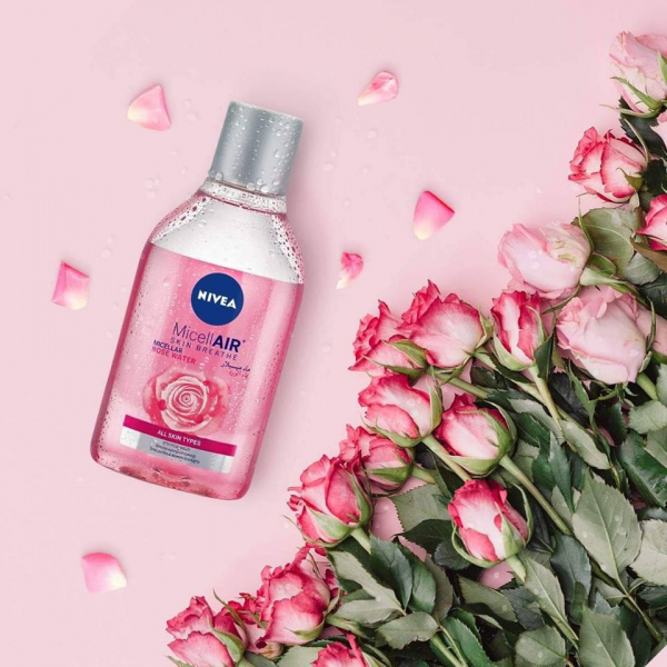NIVEA MICELLAIR ROSE WATER مزيل مكياج 
