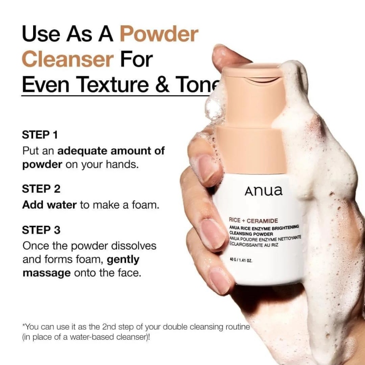 Anua Rice Enzyme Brightening Cleansing Powder /40g