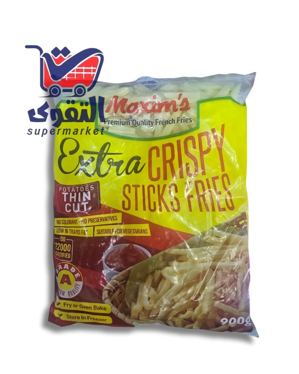 مكسيمز بطاطا ستيك 900غم