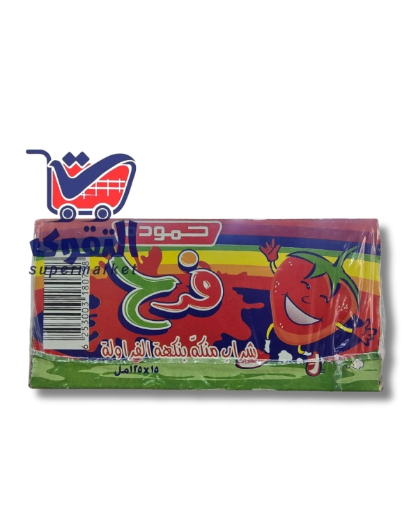 حمودة شراب فرح  بنكهة الفواكه 125مل*15