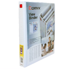 Box File Transparent face,White,1.00"