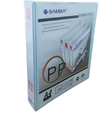 Box File Transparent face,White,2.00"