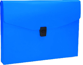 Paper Bag A4  12 Pocket,blue