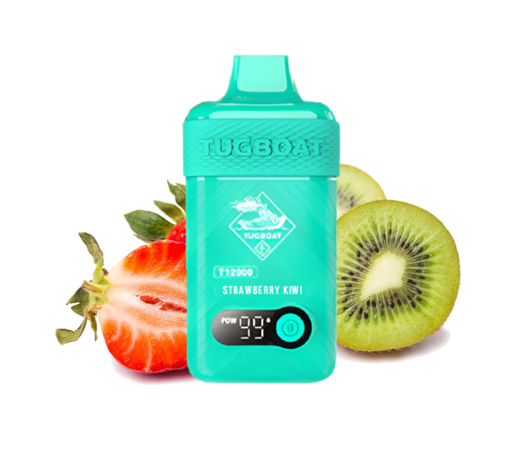 TUGBOAT Strawberry Kiwi -  12,000 Puffs - Disposable Vape