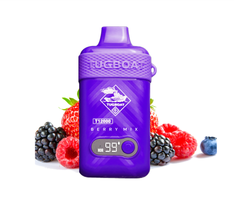 TUGBOAT Mixed Berries -  12,000 Puffs - Disposable Vape
