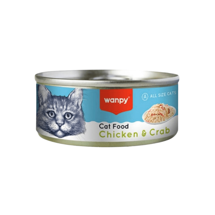 Wanpy Chicken & Crab Cat Food 95 GR