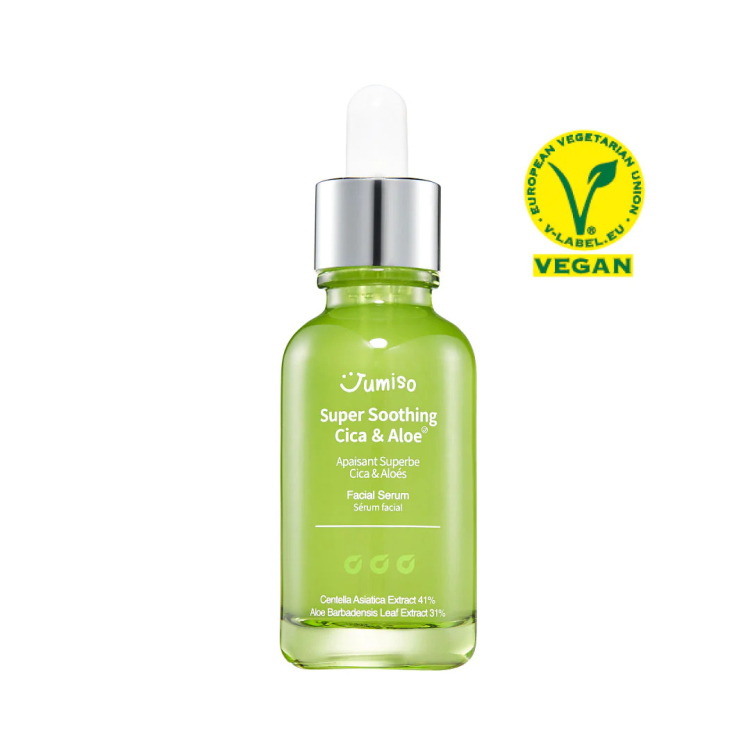 Jumiso , Super Soothing Cica & Aloe Facial Serum - جوميسو , سيروم مهدء بالصبار والسيكا 
