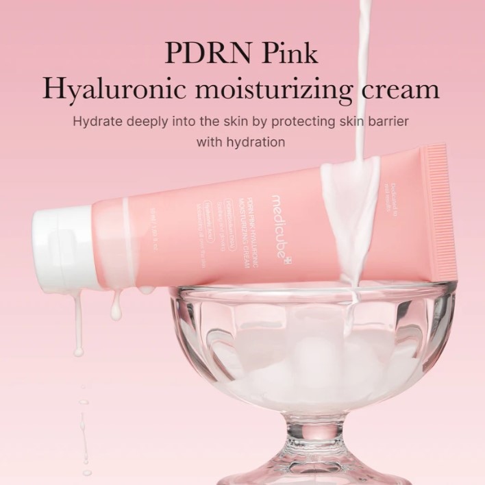 Medicube PDRN pink hyaluronic moisturizing cream
