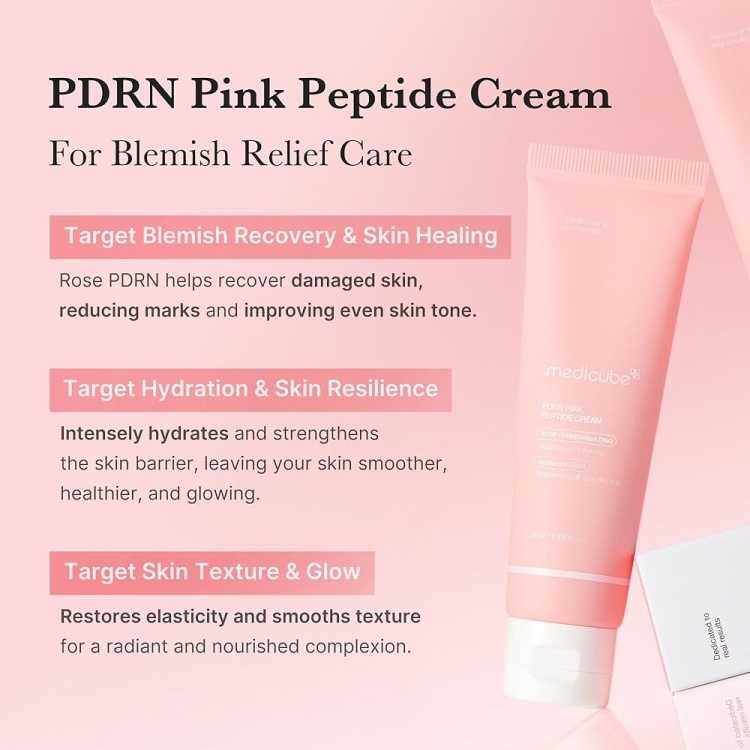 Medicube PDRN pink hyaluronic moisturizing cream