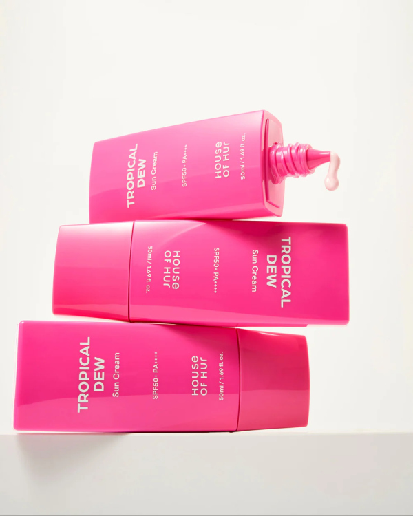 House of hur tropical dew sunscreen واقي شمس كوري هاوس اوف هر لبشرة ندية 