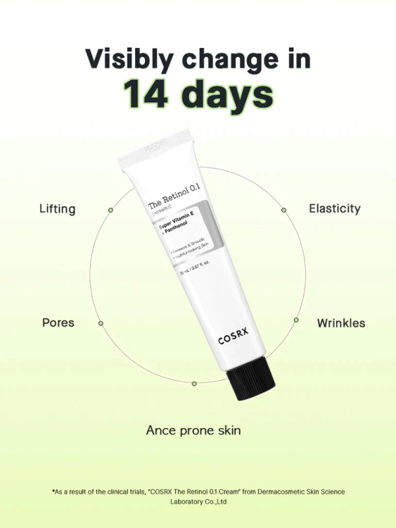 COSRX The Retinol 0.1 Cream كريم الريتنول