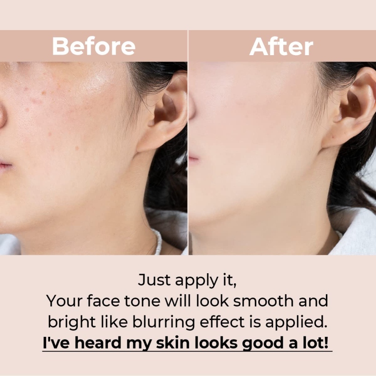 numbuzin no.3 porcelain base-skip Tone Up Beige برايمر+ واقي شمس + باودر