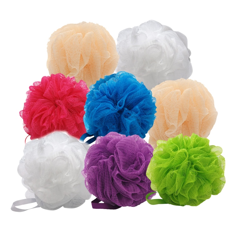 ليفة الاستحمام الناعمة الاسفنجية متعددة الالوان من Bath Pouf