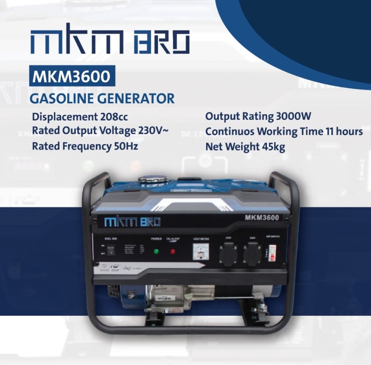 مولد بنزين mkm 3600