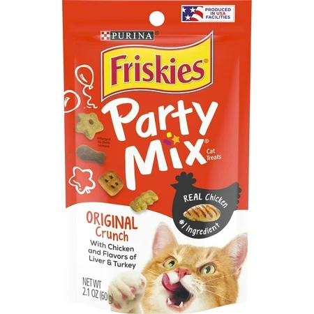 friskies party mix picnic crunch with chicken,turkey&liver flavor 