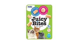 NABA Juicy Bites Soft Cat Treats, Homemade Soup and Squid Flavor (Green) Size 11.3 g