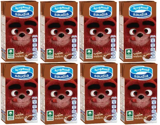 السعودية حليب بالشوكولاتة125مل*8