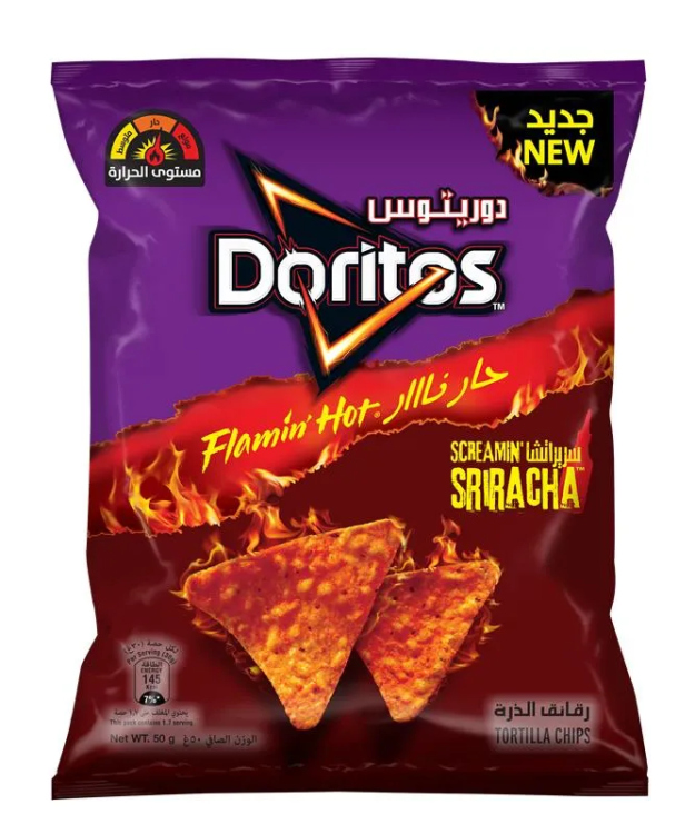 دريتوس سريراتشا ذرة حار 50غ